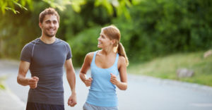 couple jogging
